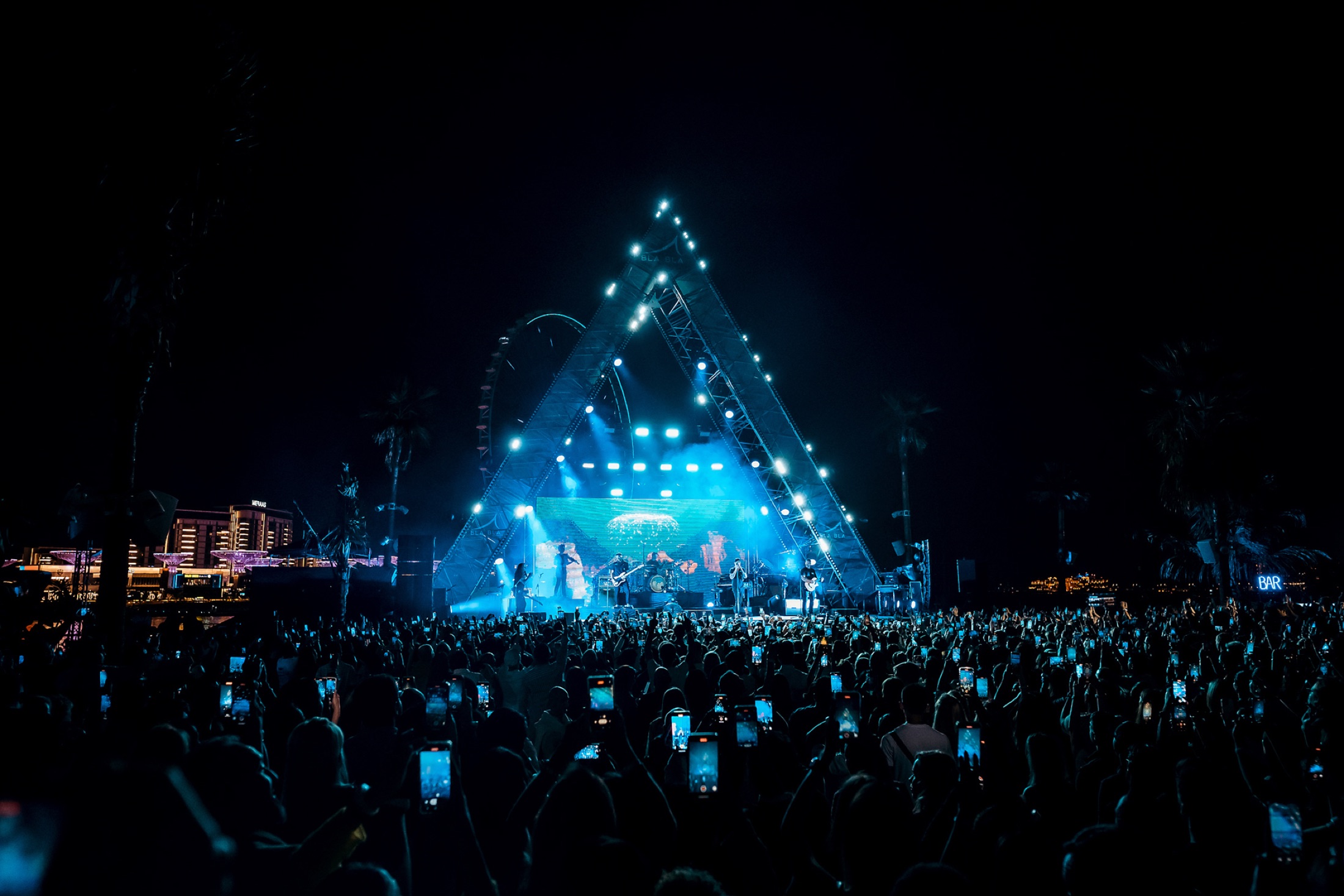 Live outdoor entertainment production in Dubai